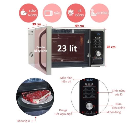 kich thuoc lo vi song samsung mg23f301tas sv 1