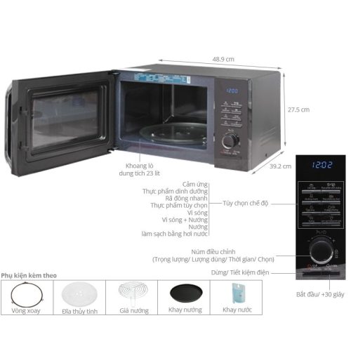 kich thuoc lo vi songsamsung mg23h3125nk sv